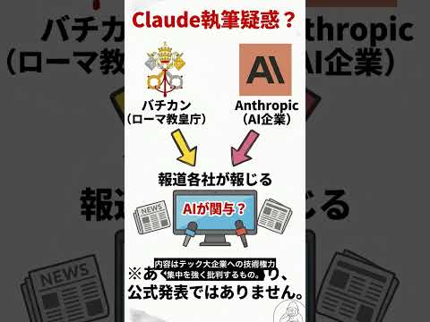 教皇がAI批判の回勅——AIで書いた皮肉な真相を30秒で