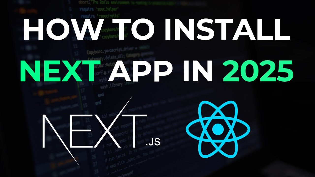 How to Install Next.js in 2025 | Step-by-Step Guide for Beginners - YouTube