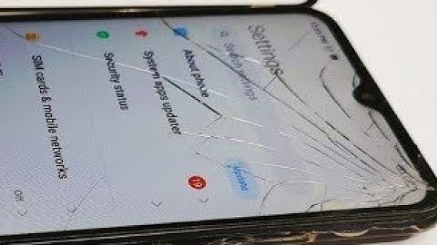 Redmi 9A Broken Glass Replacement By Multi Repairing Lab