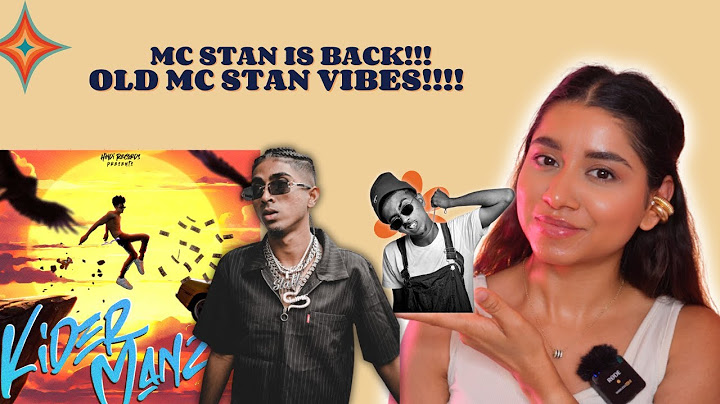 MC STΔN - KIDER MANZIL  | MEHFEEL | REACTION VIDEO