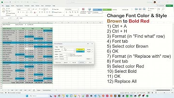 Find and replace fill color in Excel - Excel Tips and Tricks