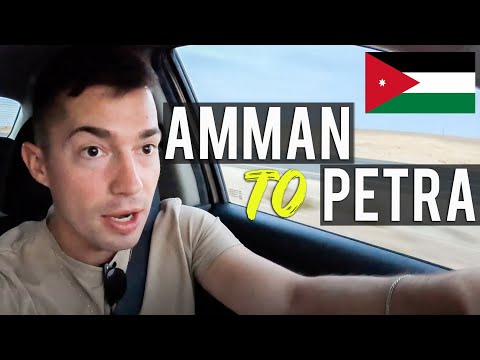 Orang asing berkendara dari AMMAN KE PETRA