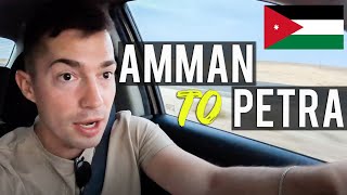 Foreigner drives from AMMAN TO PETRA 