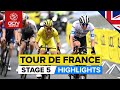 Surprise Attacks As The Peloton Enters The Pyrenees | Tour De France 2023 Highlights - Stage 5