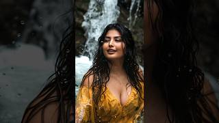 Indian Ai Lookbook | Ai Art | Viral Photoshoot At Moigad Fall #Shorts #Aibeauty