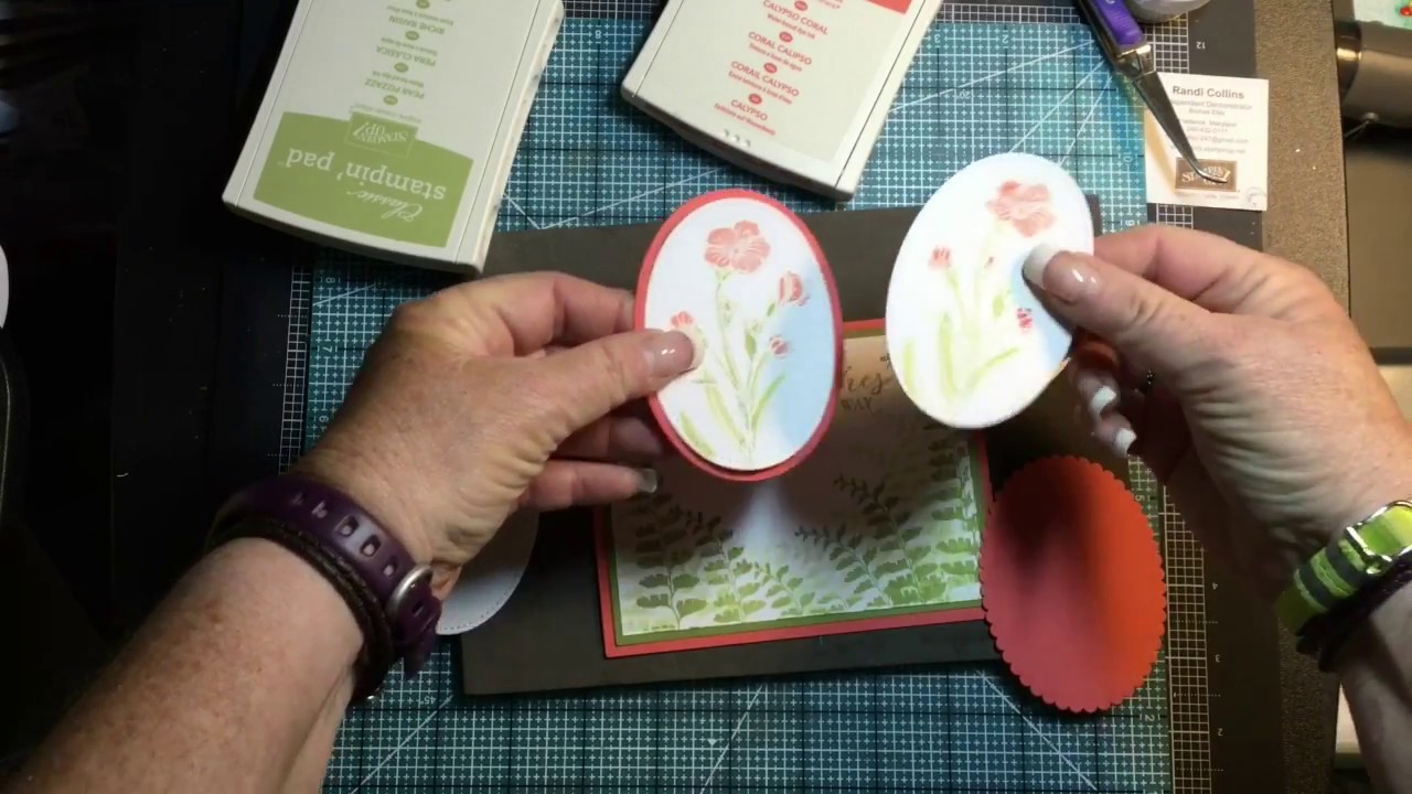Emboss Resist & 2 Step Stamping Techniques w/ Stampin up Butterfly ...