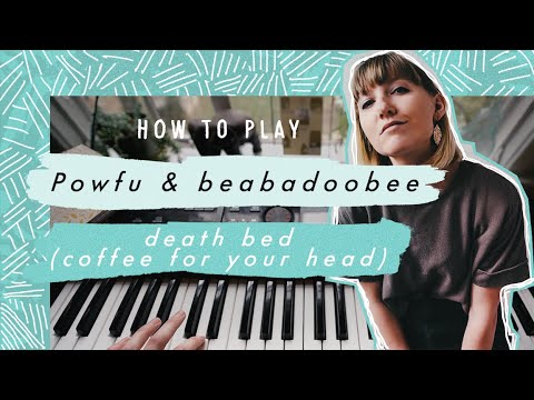 How To Play Death Bed Coffee For Your Head By Powfu Beabadoobee Easy Piano How To Tik Tok Youtube