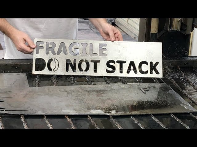 Metal Letter CNC Plasma Cut 1/2 Inch Thick Steel Letters FAST
