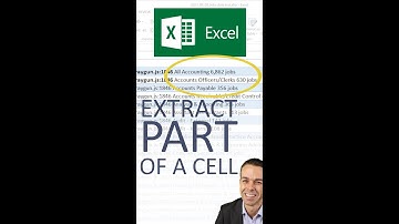 Excel Tips - How to Extract Part of a Cell! #Shorts