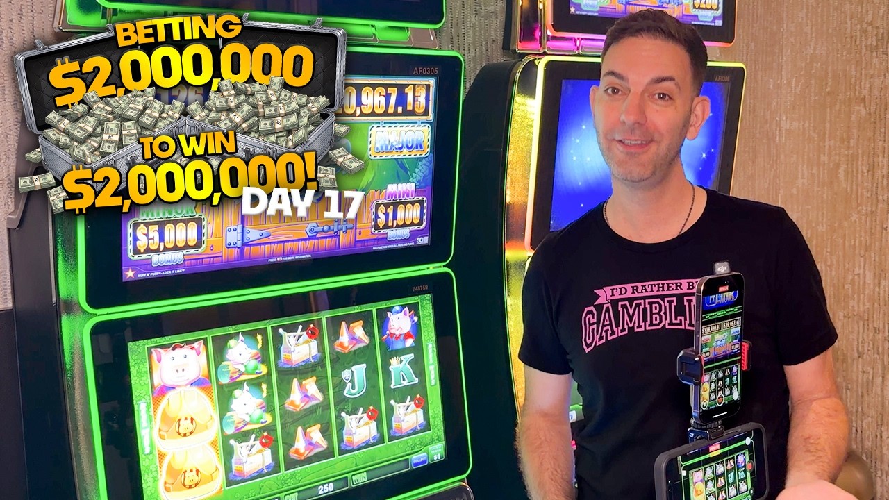 It just kept BUILDING 🐷 Day 17: Betting $2M to WIN $2M