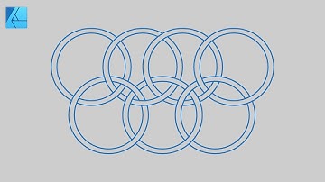 Affinity Designer Tutorial: How to create linked rings using Xor tool (Shape Builder tool).