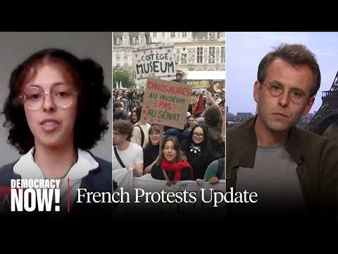 French Gov’t Cracks Down on Mass Protests over Cost of Living, Education Cuts; 2,400+ Arrested