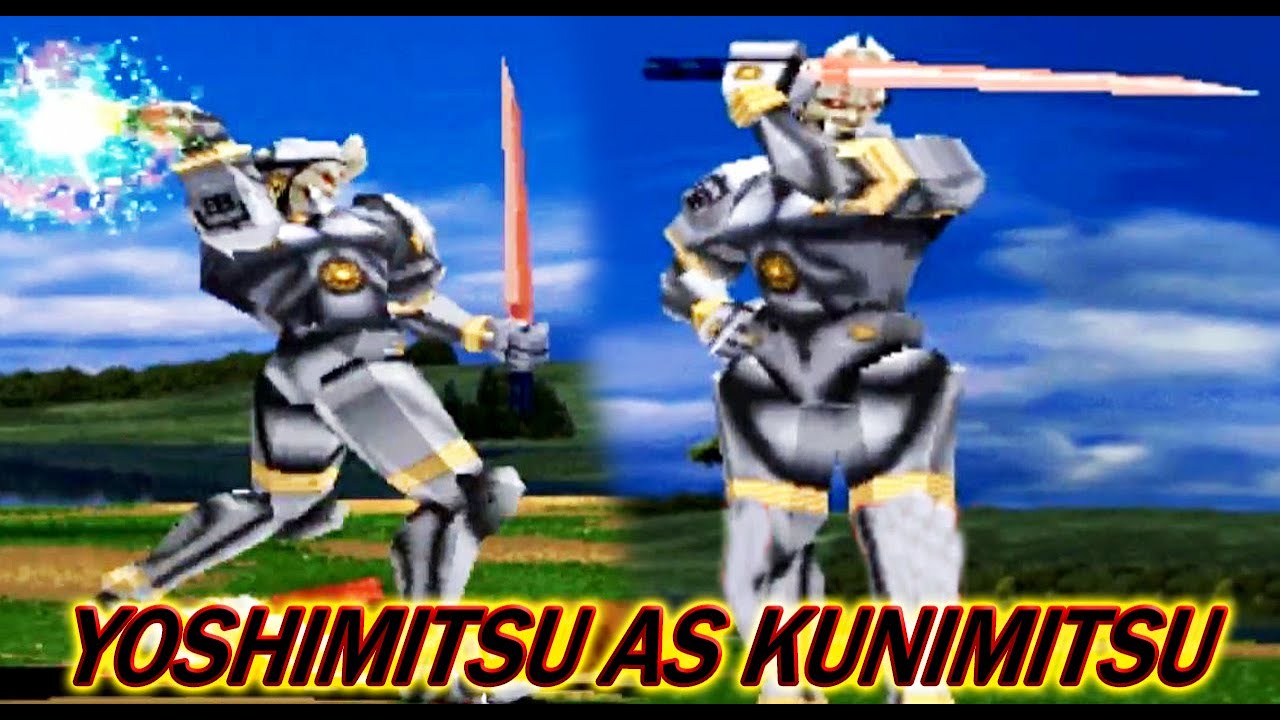 [TAS] Yoshimitsu With Kunimitsu's Moves Gameplay - Tekken 2 (Arcade Version) (Requested)