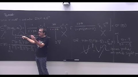 Pedro Vieira Explorations in String Theory and Holography PSI 2014 2015 Lecture 14