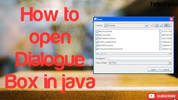 HOW TO OPEN Dialog Box IN JAVA || USING NETBEANS || JAVA SWING || GUI.