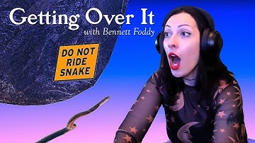 GETTING OVER IT Part 7 - SHOULD I RIDE THE SNAKE?