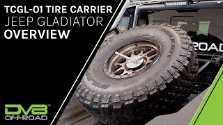 DV8 Offroad | TCGL01 Jeep Gladiator Tire Carrier