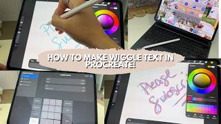 How To Create Wiggle Text In Procreate! Super Easy!!!!