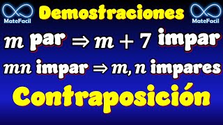 15. Demostraciones por Contraposición (Contrarrecíproca)