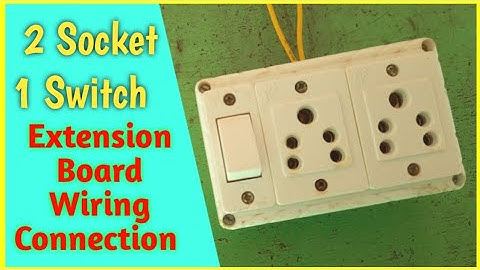 How to connect 2 sockets in 1 switch in hindi/Ek switch se 2 socket ka connection/Electric Work