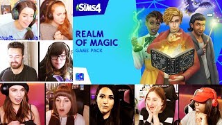 The Sims™ 4 Realm of Magic: Official Trailer REACTIONS MASHUP