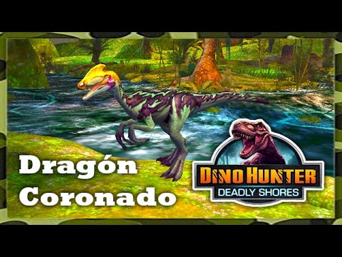 Dino Hunter Deadly Shores Region 2 Dragón Coronado Gameplay Español - download roblox dinosaur hunter new hunting dinosaurs game