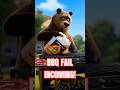 Epic BBQ Fail: Budmo’s BBQ Went Very Wrong 🔥🐻😂 #funny #animatedshort #bbqfail #epicfail