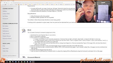 Dr Williams Procedure for Uploading Homework