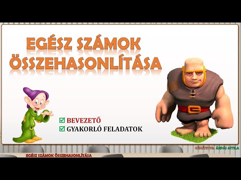 Videó: Mi a számok összehasonlítása?