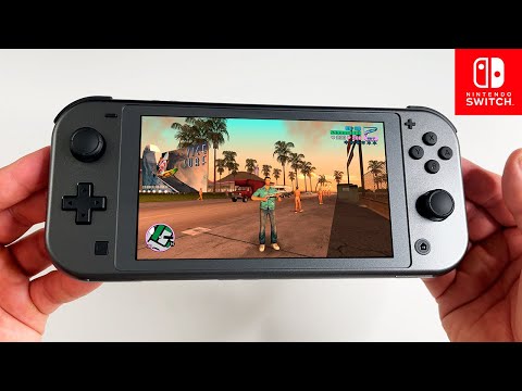 GTA Vice City Gameplay on Nintendo Switch LITE - Trilogy Definitive Edition  