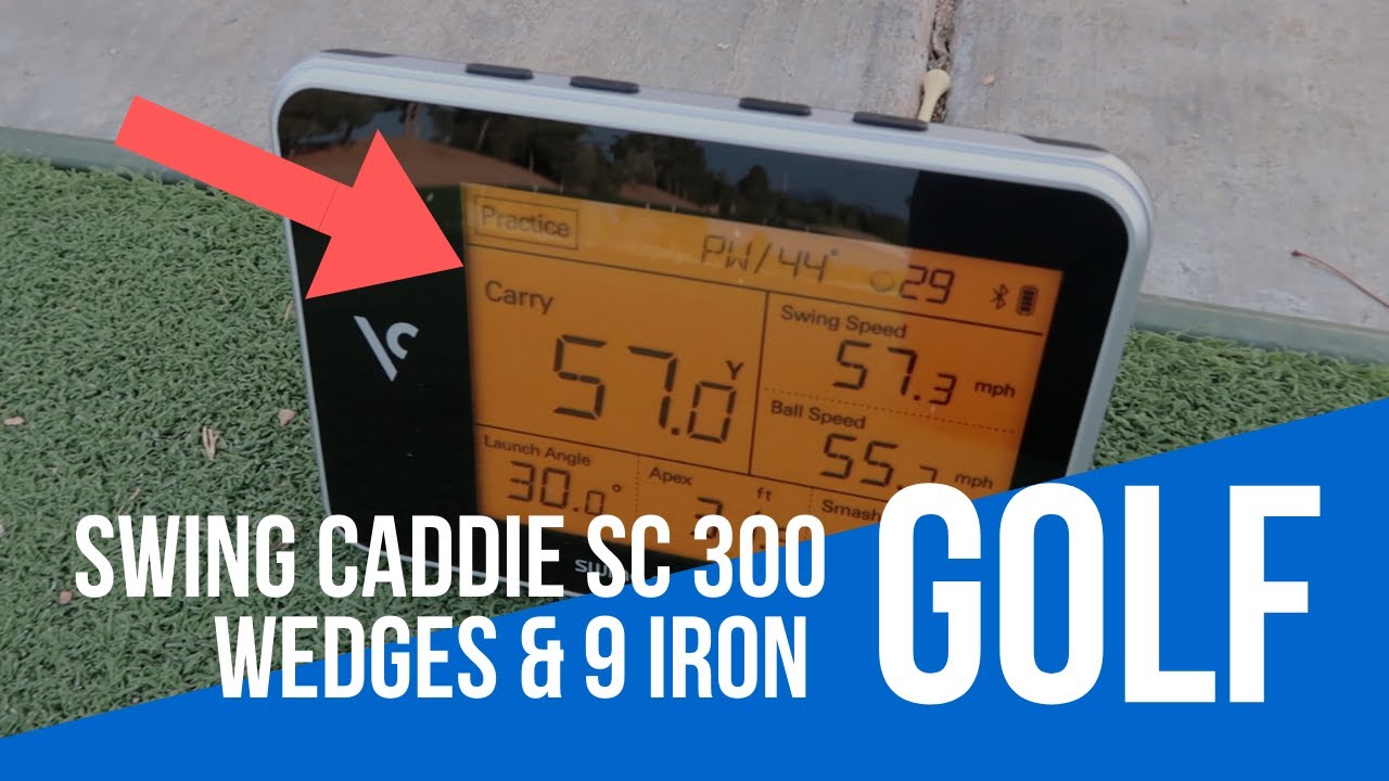 Swing Caddie SC300 Wedges & 9 Iron Demonstration [Episode 1] YouTube