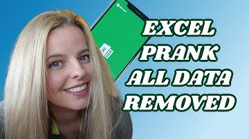 #SHORTS EXCEL TUTORIAL - Prank - All data removed (Excel 2021) - Excel tips and tricks