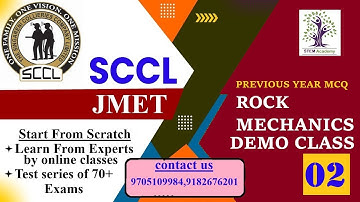 JMET SCCL- PREVIOUS YEAR MCQ