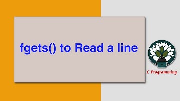 fgets() to Read a line