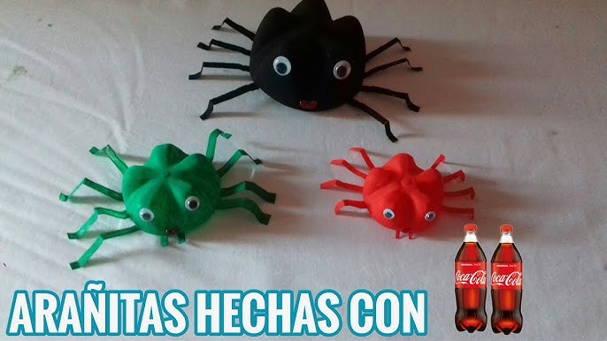 Me extraña araña objetos creativos - YERBERA Y AZUCARERA COCA COLA