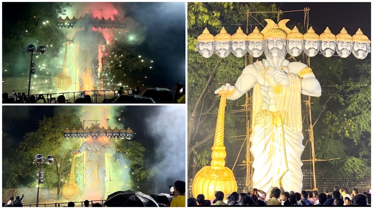 Ravan Dahan 2022 India’s Biggest Ravan Dahan 50 Feet Ravan Dahan at