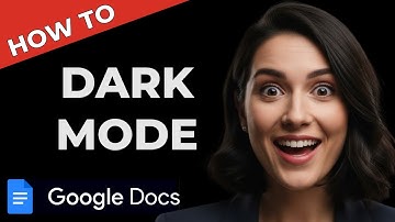 How to make Google Docs Dark Mode (No Extensions Needed - 2025)