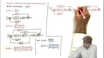 L21 Cascade realization of pulse transfer function (cascade programming)