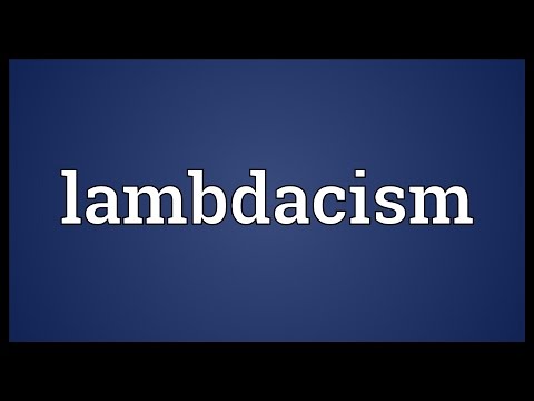 Header of lambdacism
