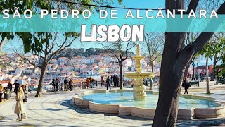 Lisbon viewpoints: São Pedro de Alcântara