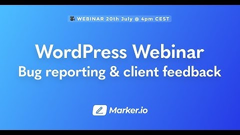 WordPress & Marker.io: Bug Reporting & Collecting Client Feedback on WordPress Sites