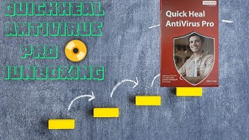 Quickheal antivirus Pro CD📀 iunboxing