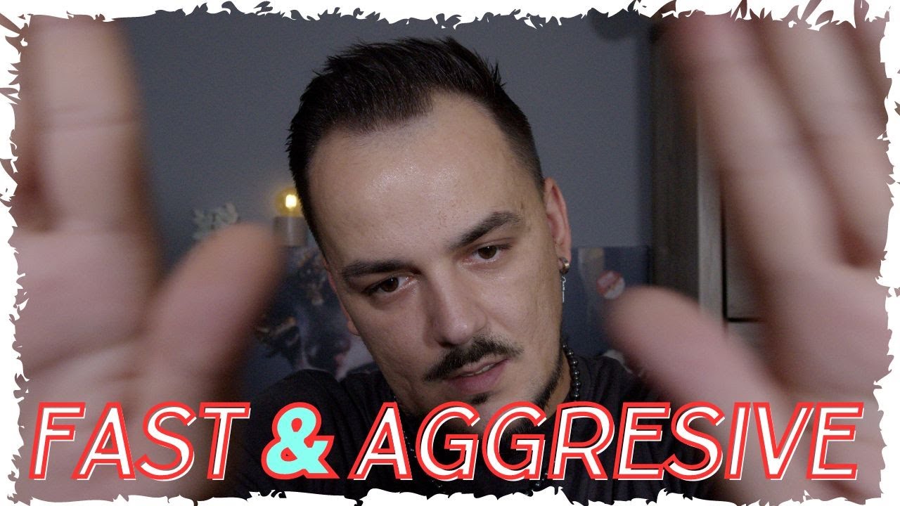 ASMR | FAST & AGGRESSIVE ASMR (mouth sounds, visualizations) - YouTube