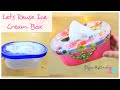 Tissue Box Crafts / How To Use Old Plastic Box / Reuse Plastic Container