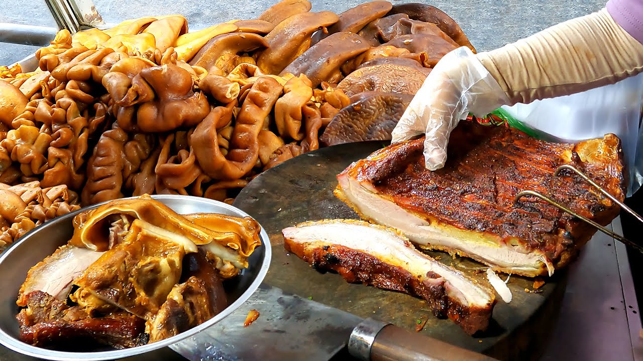 This is For Dinner! BBQ Squid, Pork Chops & Fried Rice - Cambodian Street Food