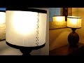 PANTALLA PARA LÁMPARA HAZLA DESDE CERO, HOW TO MAKE A CILINDRICAL LAMPSHADE --ENGLISH SUBTITLES-