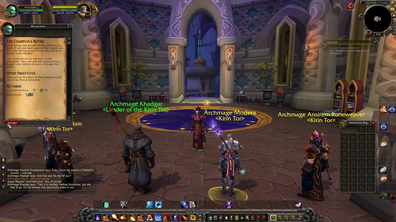 The Return | Mage Artifact Questline -