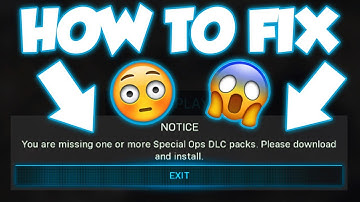 HOW TO FIX "YOU ARE MISSING ONE OR MORE SPECIAL OPS DLC PACKS" | CALL OF DUTY MODERN WARFARE (2019)