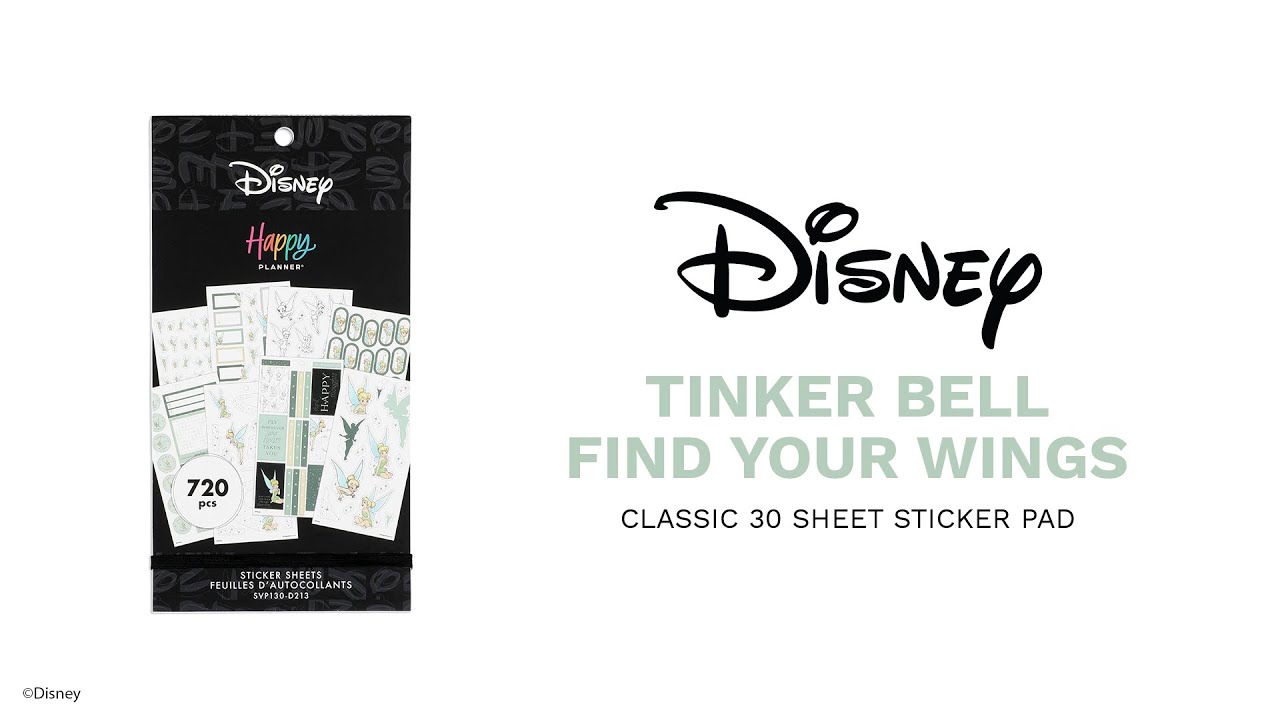 Disney Tinker Bell Find Your Wings - Value Pack Stickers – The