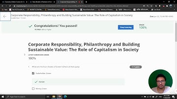 New Models of Business in Society | Coursera All Quizes with answers